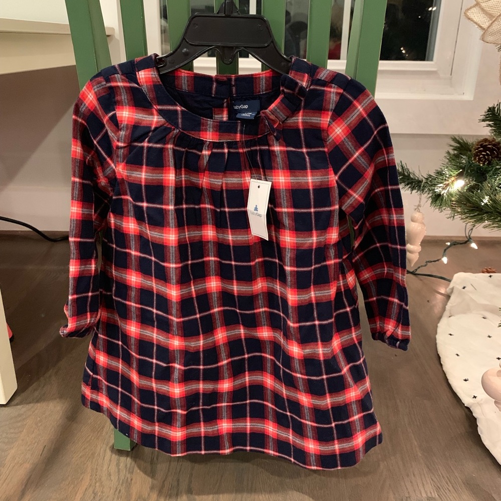 Plaid holiday dress 18 months - 24 months